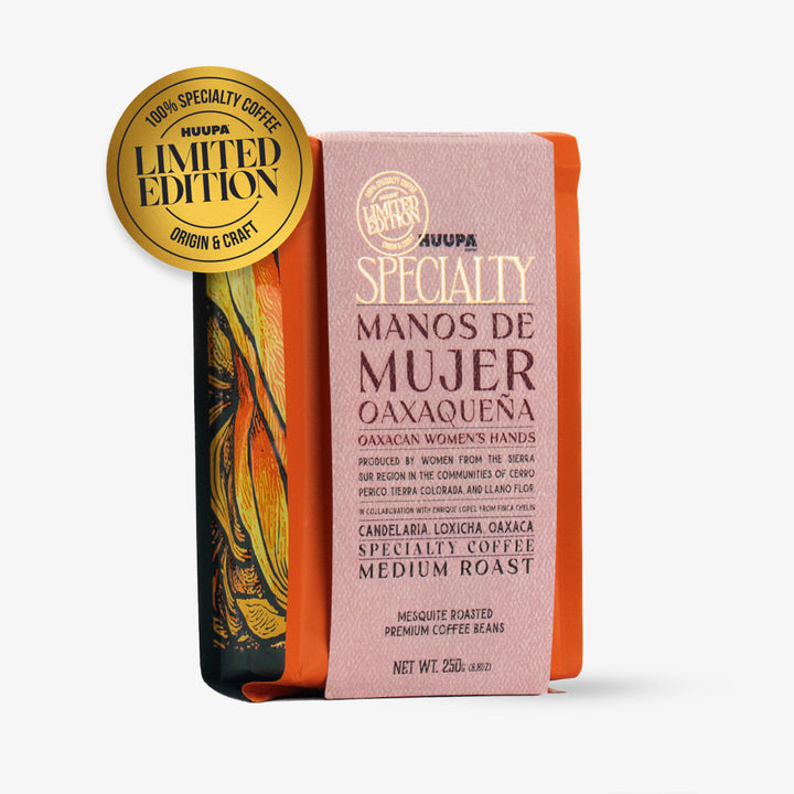 Huupa Specialty Coffee package with 'Limited Edition' label on a white background